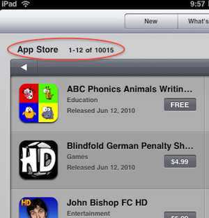 �O(p��ng)����(y��ng)���̵ꔵ(sh��)��(j��)�@ʾ��iPad��(y��ng)���ѽ�(j��ng)ͻ��1�f(w��n)��(g��)